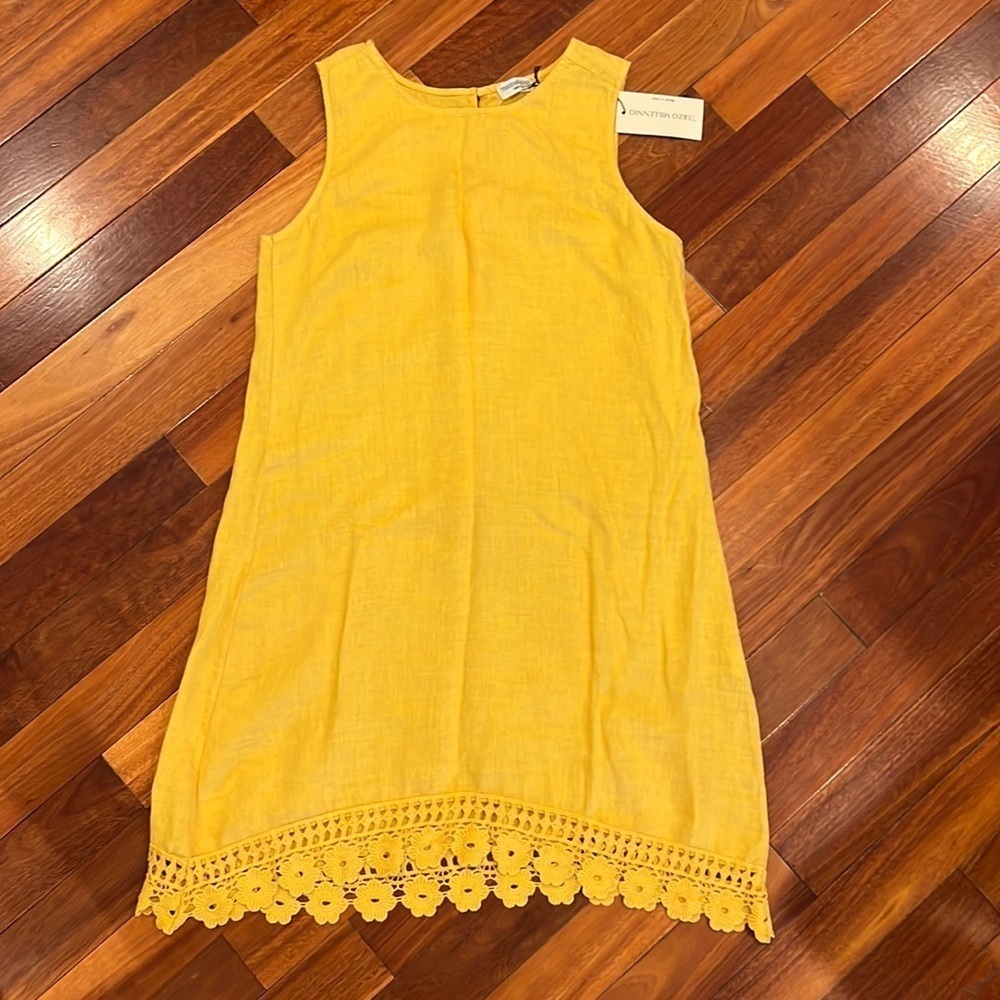 ⭐️ New Terzo Millennio Linen Dress Made in Italy Medium